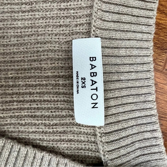 Aritizia Babaton Merino Wool Sweater Vest Tan Size XXS - Picture 5 of 5